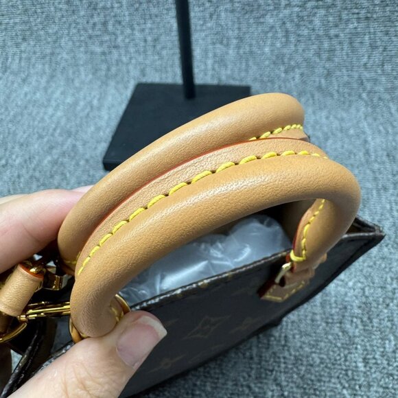 Louis Vuitton Petite Sac Plat Monogram Canvas Satchel fbcco1325-102125 - Picture 7 of 16